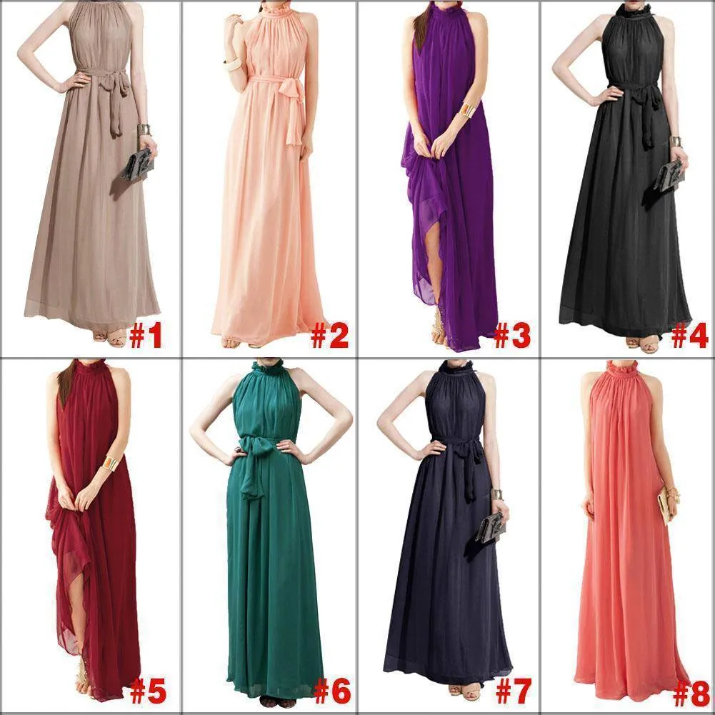 Plus Size - Multi Wear Elegant Chiffon multi way convertible dress Dress (Up to US 18)