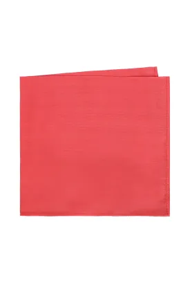 Pocket Square - Solid - Coral