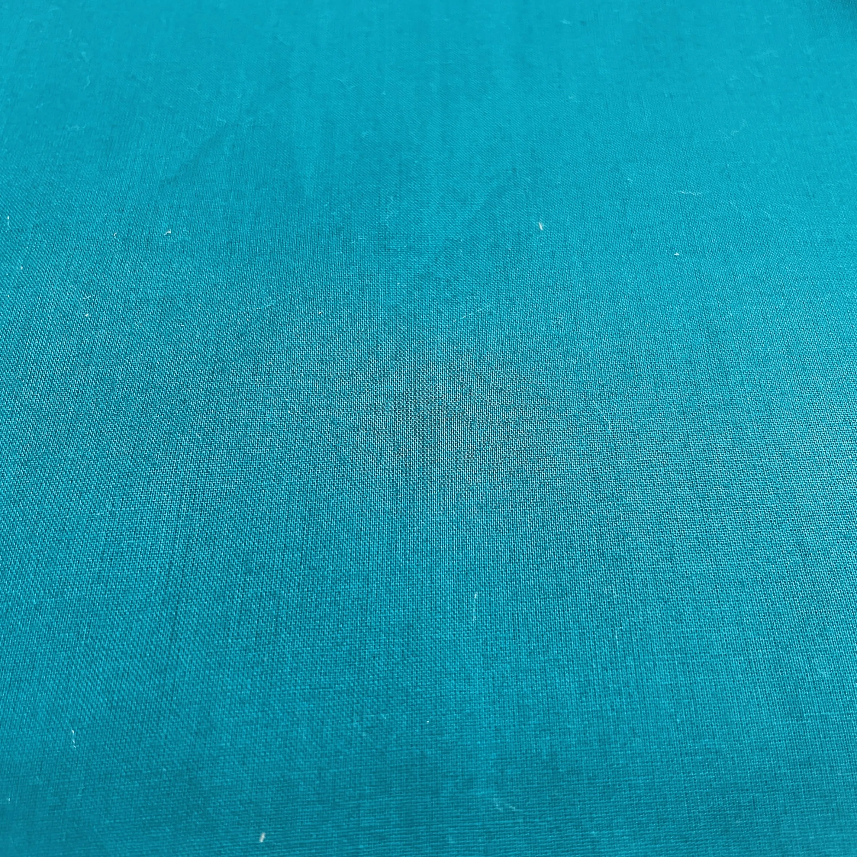 Premium Teal Green Solid Cotton Mulmul Fabric