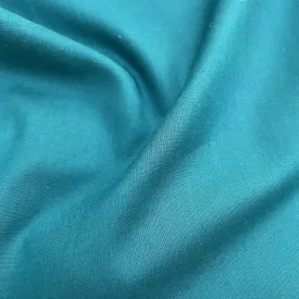 Premium Teal Green Solid Cotton Mulmul Fabric