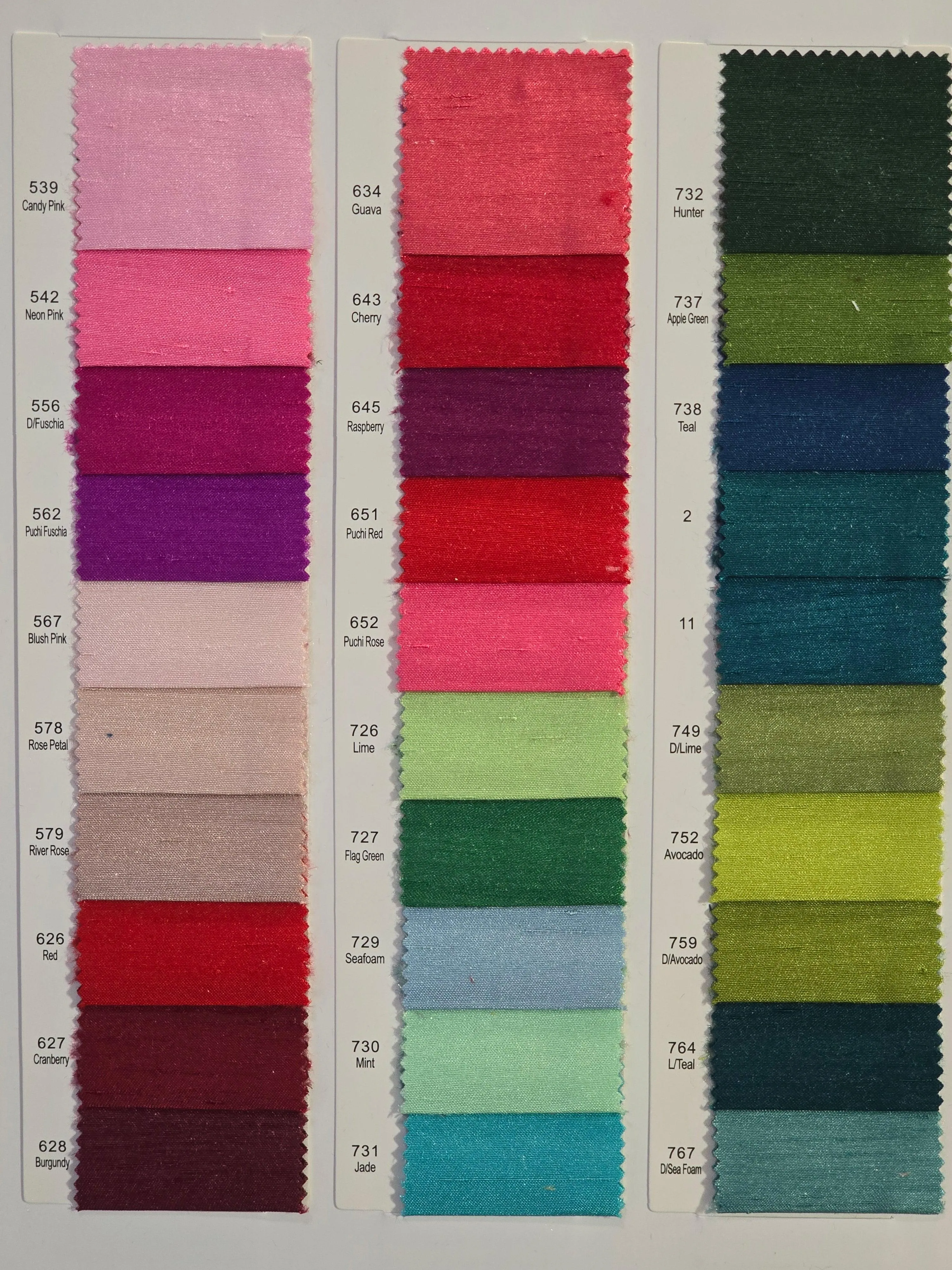 Shantung Satin Fabric - Satin Dupioni Silk Fabric - 60&#34; Wide - Multiple Colors - Sample Swatch