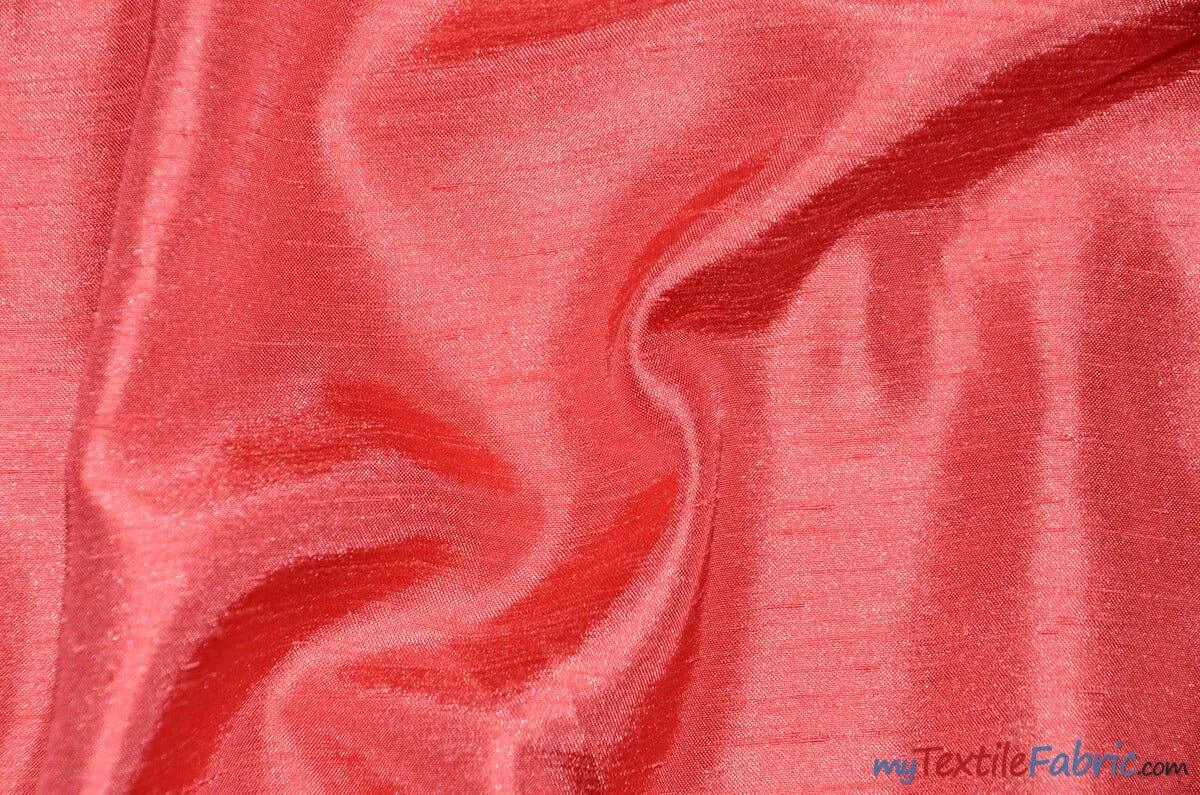 Shantung Satin Fabric - Satin Dupioni Silk Fabric - 60&#34; Wide - Multiple Colors - Sample Swatch