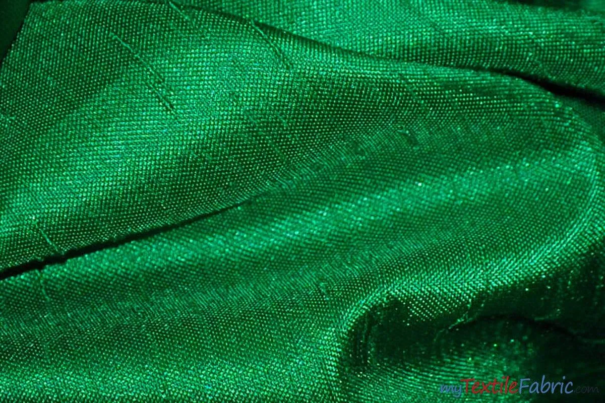 Shantung Satin Fabric - Satin Dupioni Silk Fabric - 60&#34; Wide - Multiple Colors - Sample Swatch