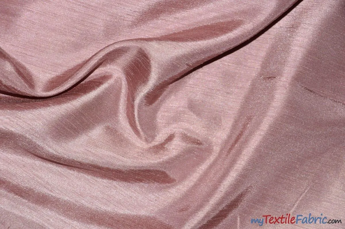 Shantung Satin Fabric - Satin Dupioni Silk Fabric - 60&#34; Wide - Multiple Colors - Sample Swatch