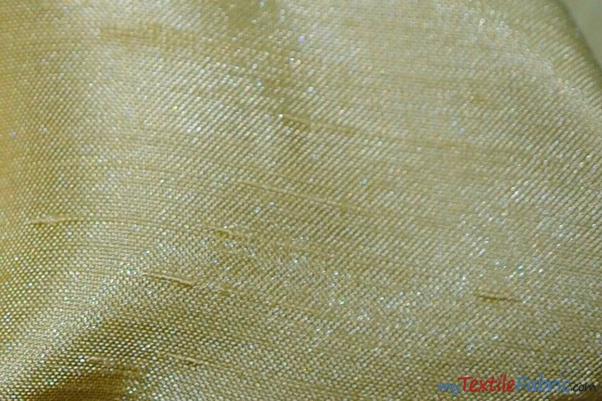 Shantung Satin Fabric - Satin Dupioni Silk Fabric - 60&#34; Wide - Multiple Colors - Sample Swatch