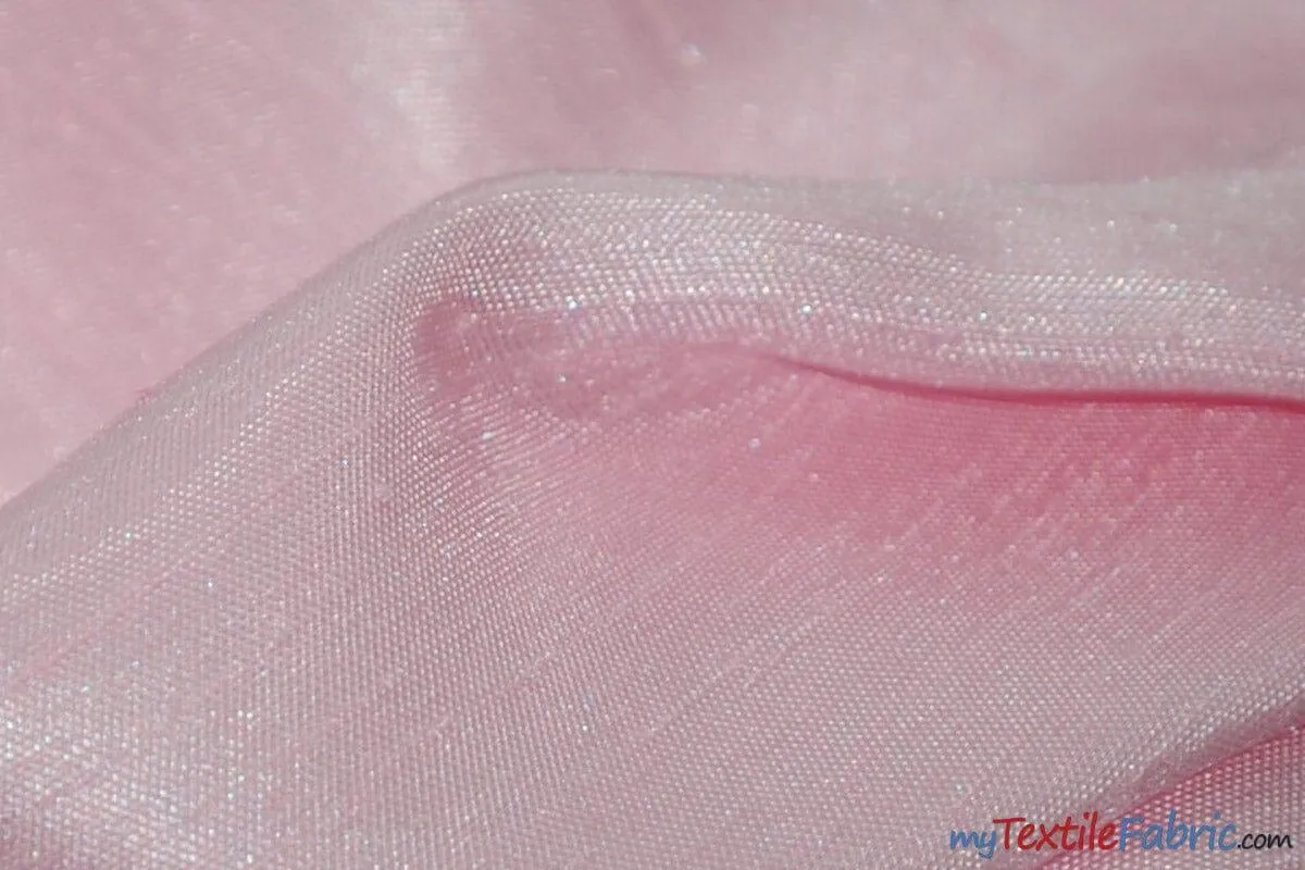 Shantung Satin Fabric | Satin Dupioni Silk Fabric | 60" Wide | Multiple Colors | Continuous Yards |