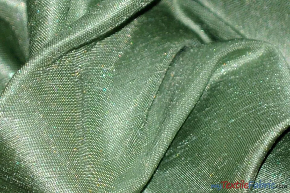 Shantung Satin Fabric | Satin Dupioni Silk Fabric | 60" Wide | Multiple Colors | Continuous Yards |