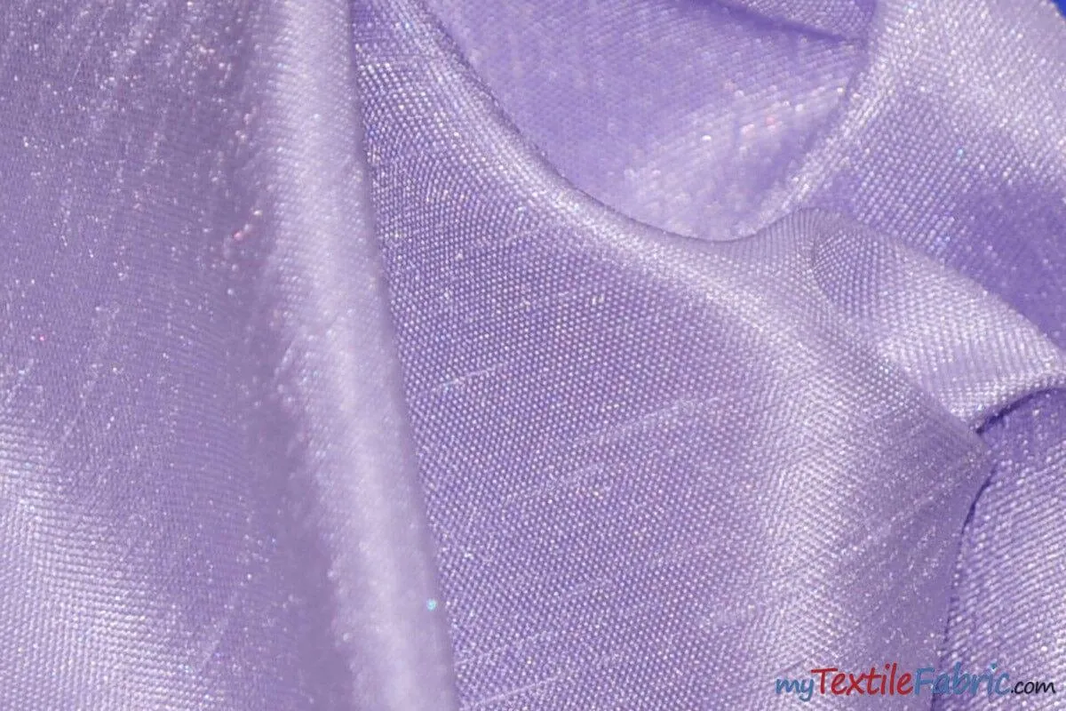 Shantung Satin Fabric | Satin Dupioni Silk Fabric | 60" Wide | Multiple Colors | Continuous Yards |