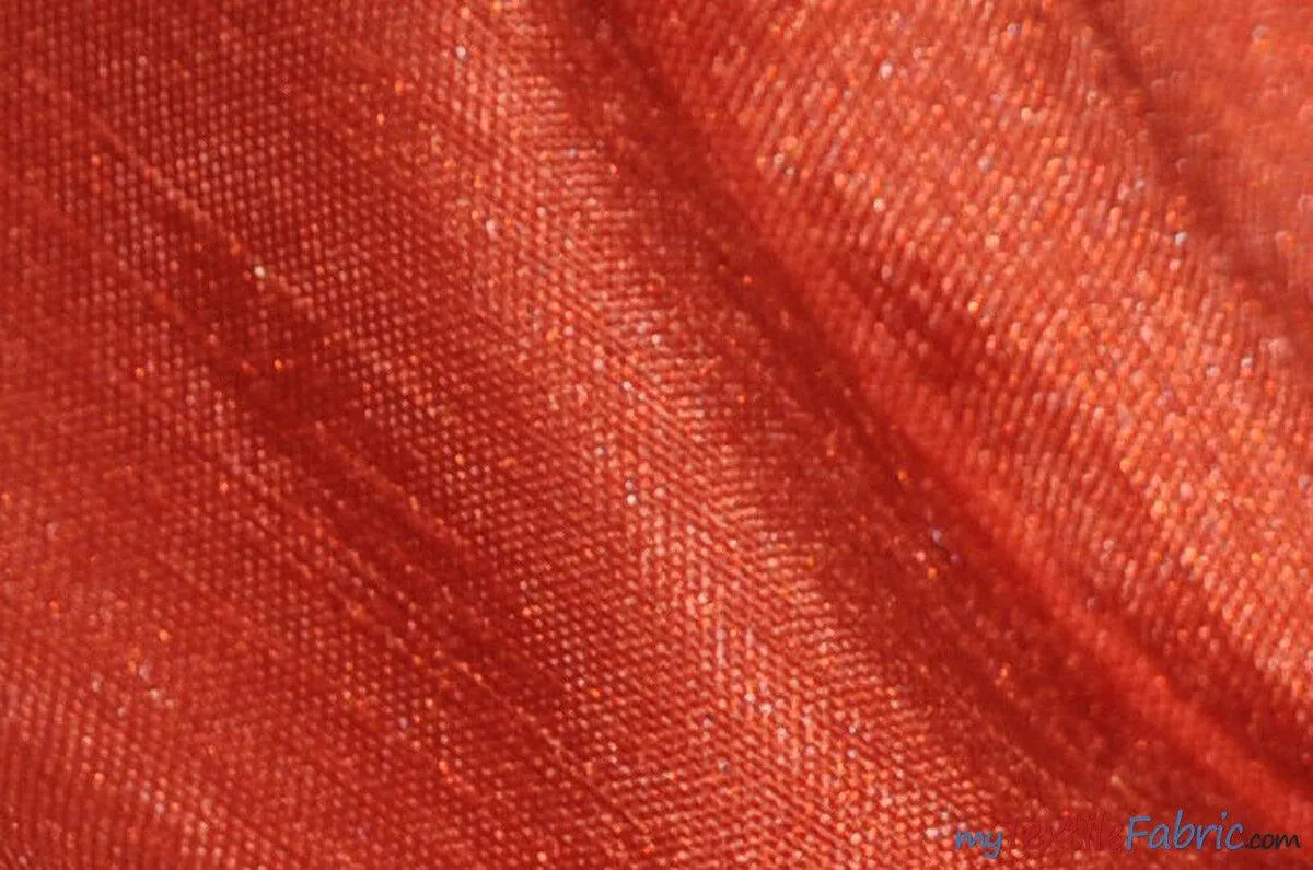 Shantung Satin Fabric | Satin Dupioni Silk Fabric | 60" Wide | Multiple Colors | Continuous Yards |