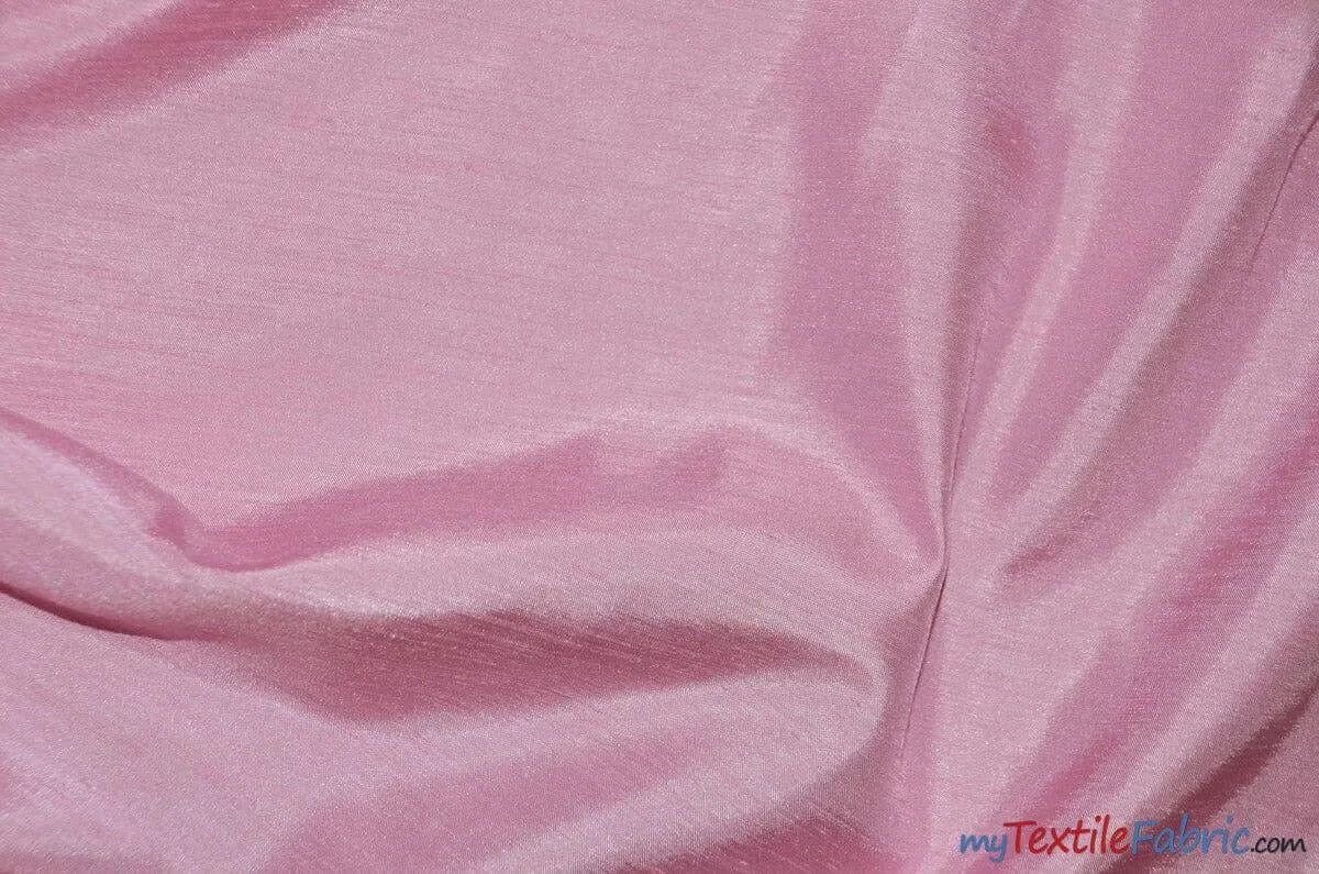 Shantung Satin Fabric | Satin Dupioni Silk Fabric | 60" Wide | Multiple Colors | Continuous Yards |