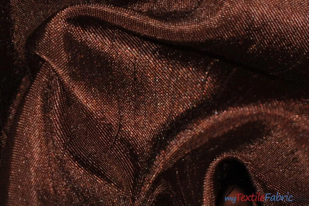 Shantung Satin Fabric | Satin Dupioni Silk Fabric | 60" Wide | Multiple Colors | Continuous Yards |