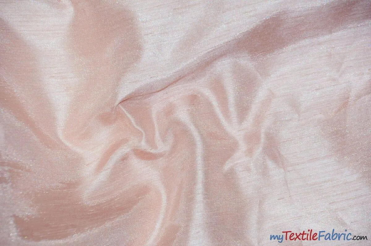 Shantung Satin Fabric | Satin Dupioni Silk Fabric | 60" Wide | Multiple Colors | Continuous Yards |