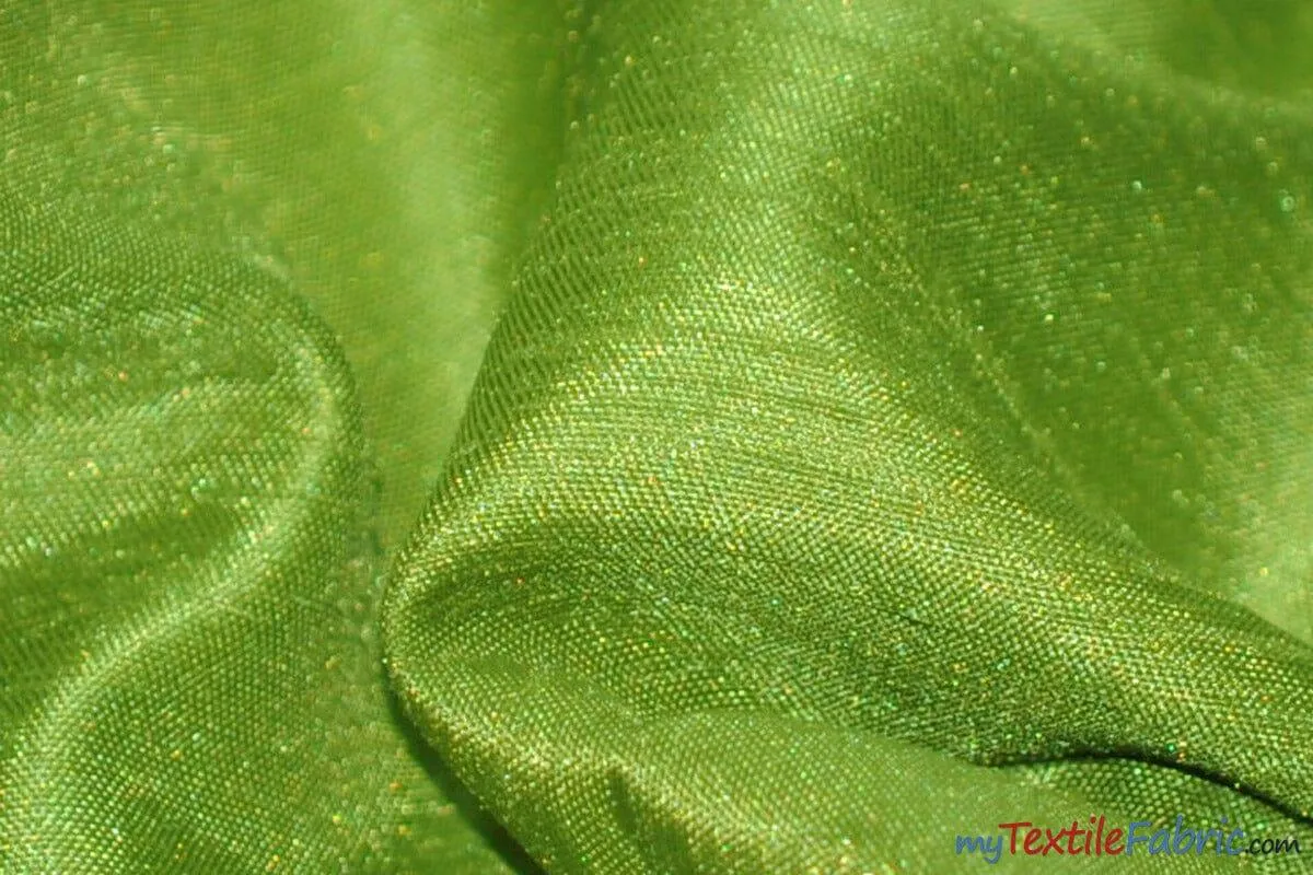 Shantung Satin Fabric | Satin Dupioni Silk Fabric | 60" Wide | Multiple Colors | Continuous Yards |