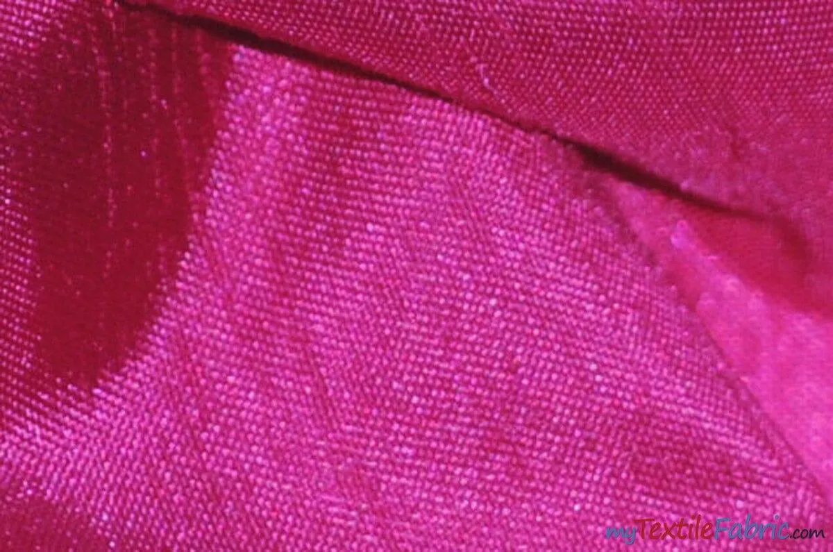 Shantung Satin Fabric | Satin Dupioni Silk Fabric | 60" Wide | Multiple Colors | Continuous Yards |