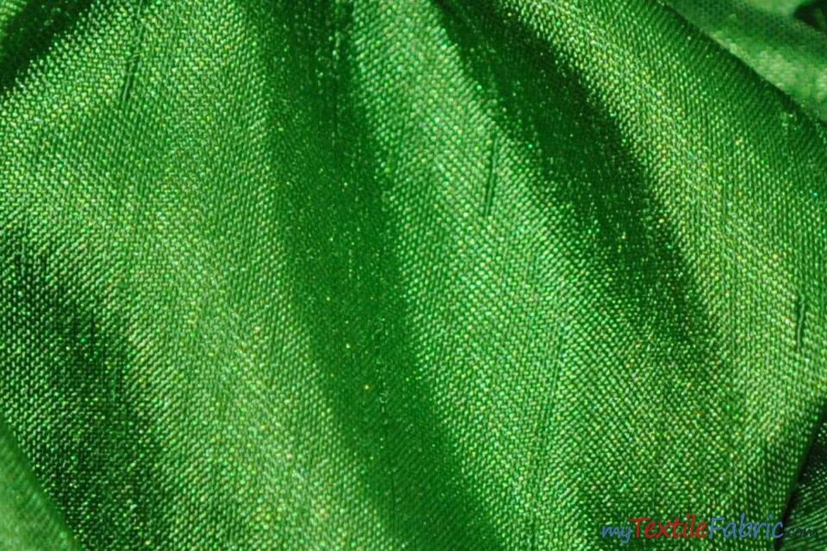 Shantung Satin Fabric | Satin Dupioni Silk Fabric | 60" Wide | Multiple Colors | Continuous Yards |