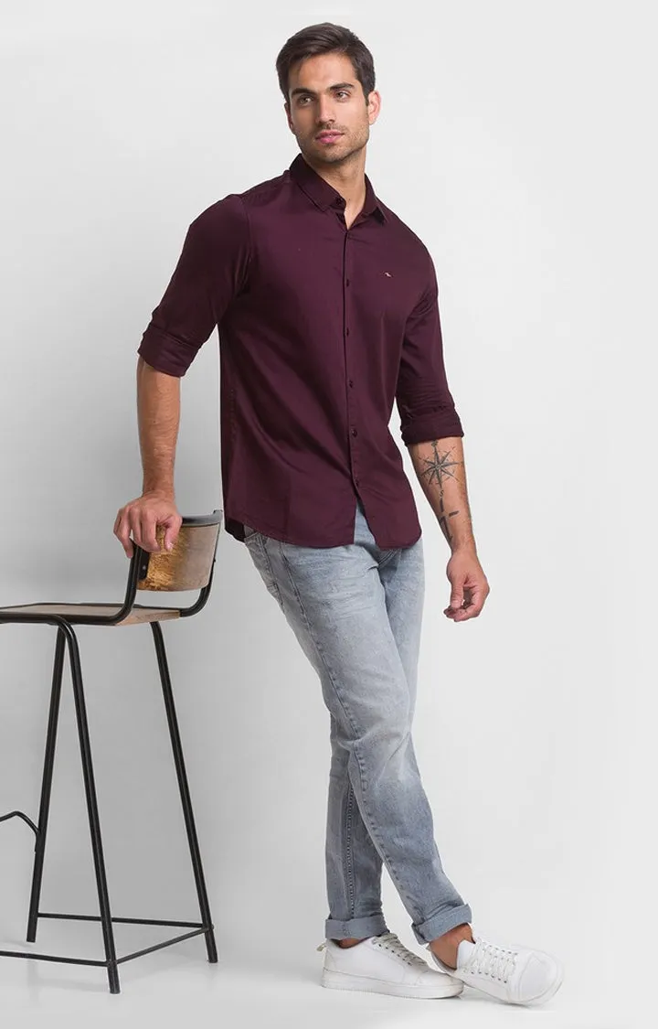 Spykar Slim Fit Cotton Casual Shirt