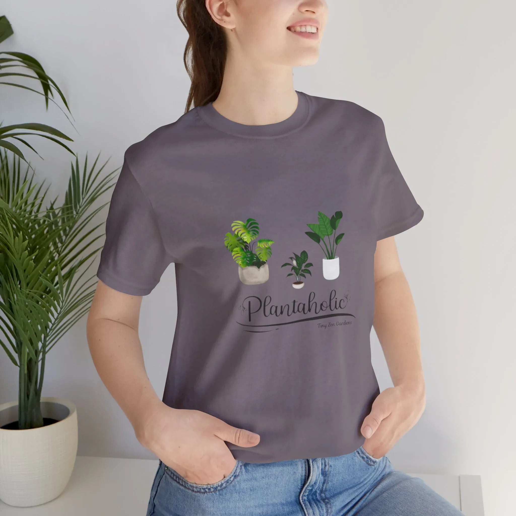 Unisex Jersey Short Sleeve Tee | Plantaholic | Tiny Zen Gardens