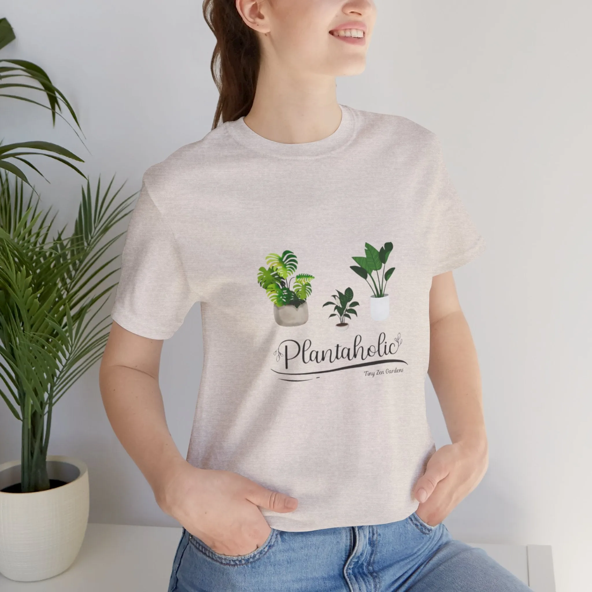 Unisex Jersey Short Sleeve Tee | Plantaholic | Tiny Zen Gardens