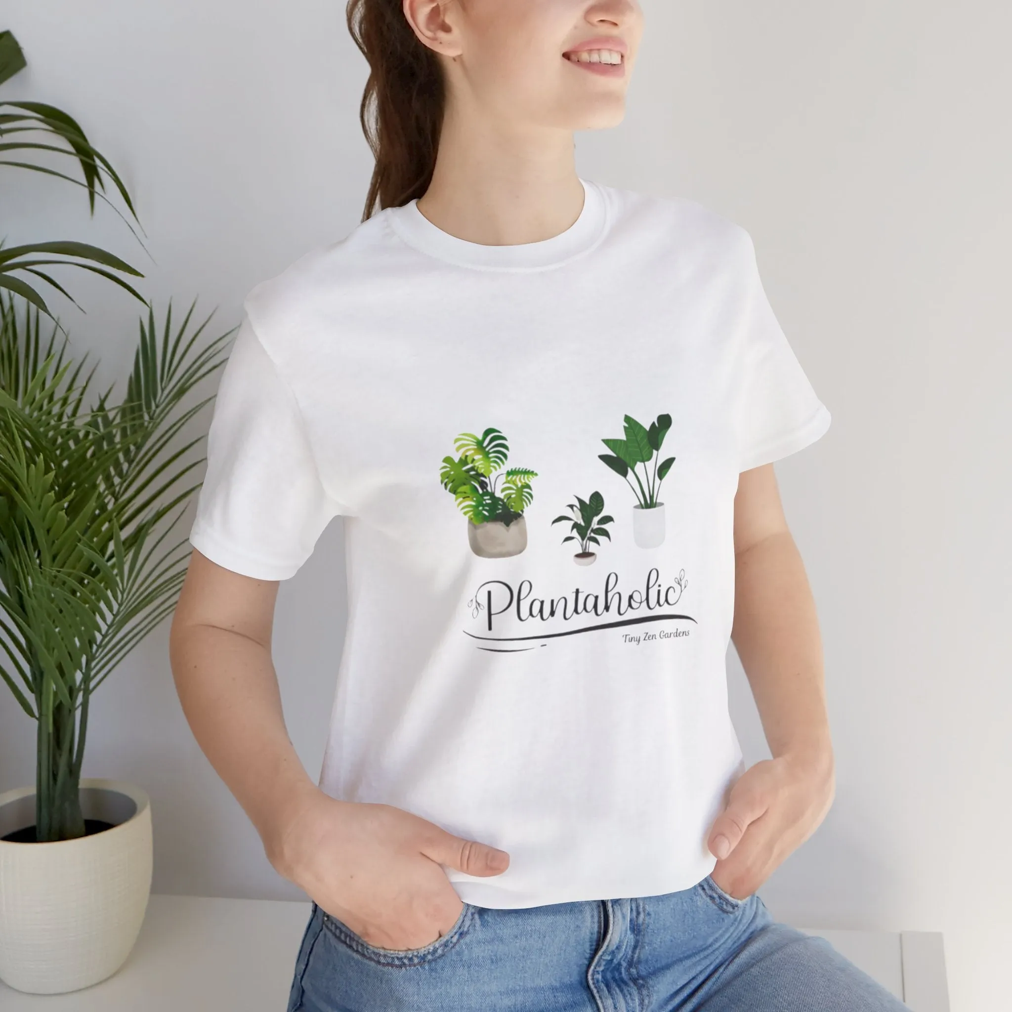 Unisex Jersey Short Sleeve Tee | Plantaholic | Tiny Zen Gardens