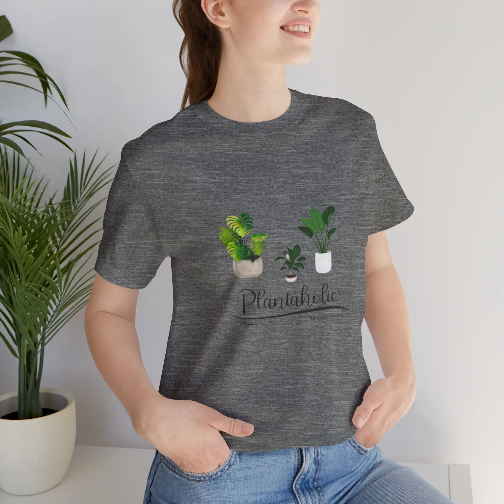 Unisex Jersey Short Sleeve Tee | Plantaholic | Tiny Zen Gardens