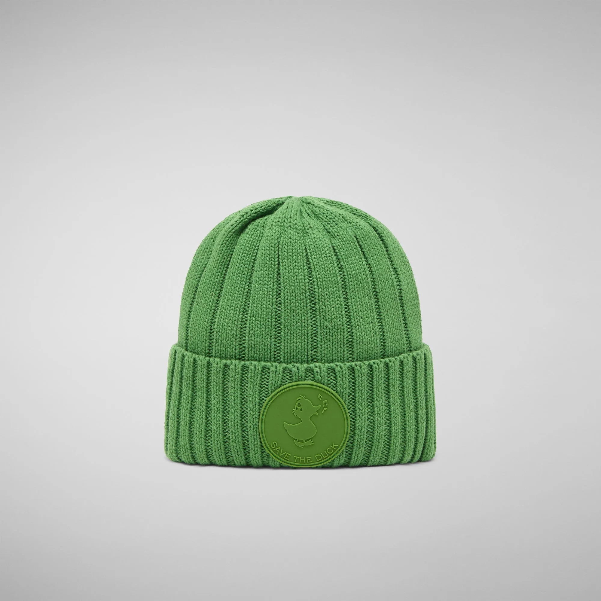 Unisex ribbed beanie jo in grass green