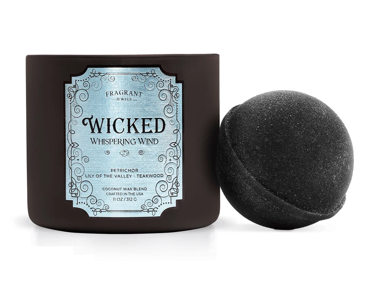 Wicked: Whispering Wind - Candle and Bath Bomb Set (Without Jewelry)